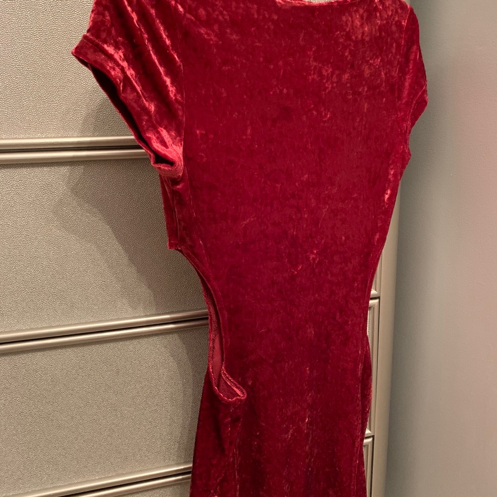 Somedays Lovin’ Velvet Cutout Dress - Picture 7 of 12